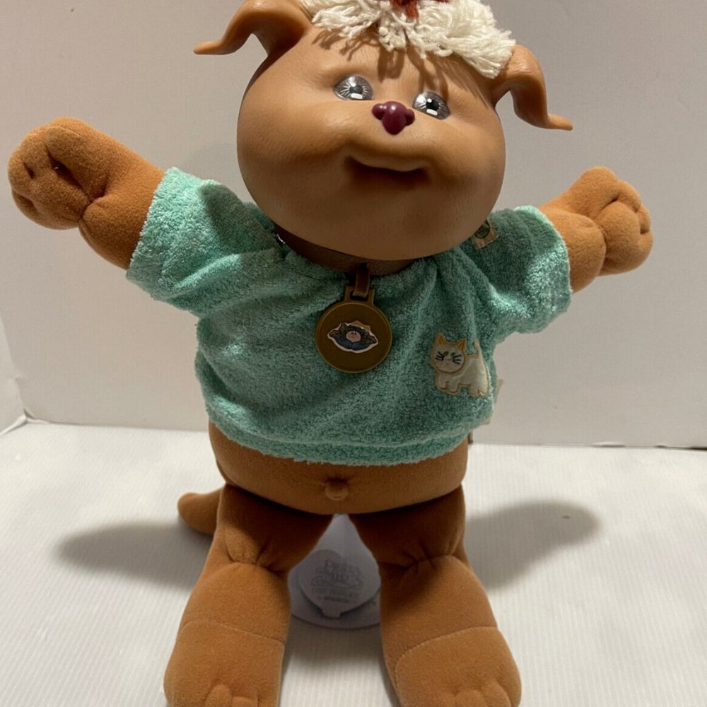 Vintage Cabbage Patch Kids Doll Xavier Roberts 1983 Koosas Brown Dog